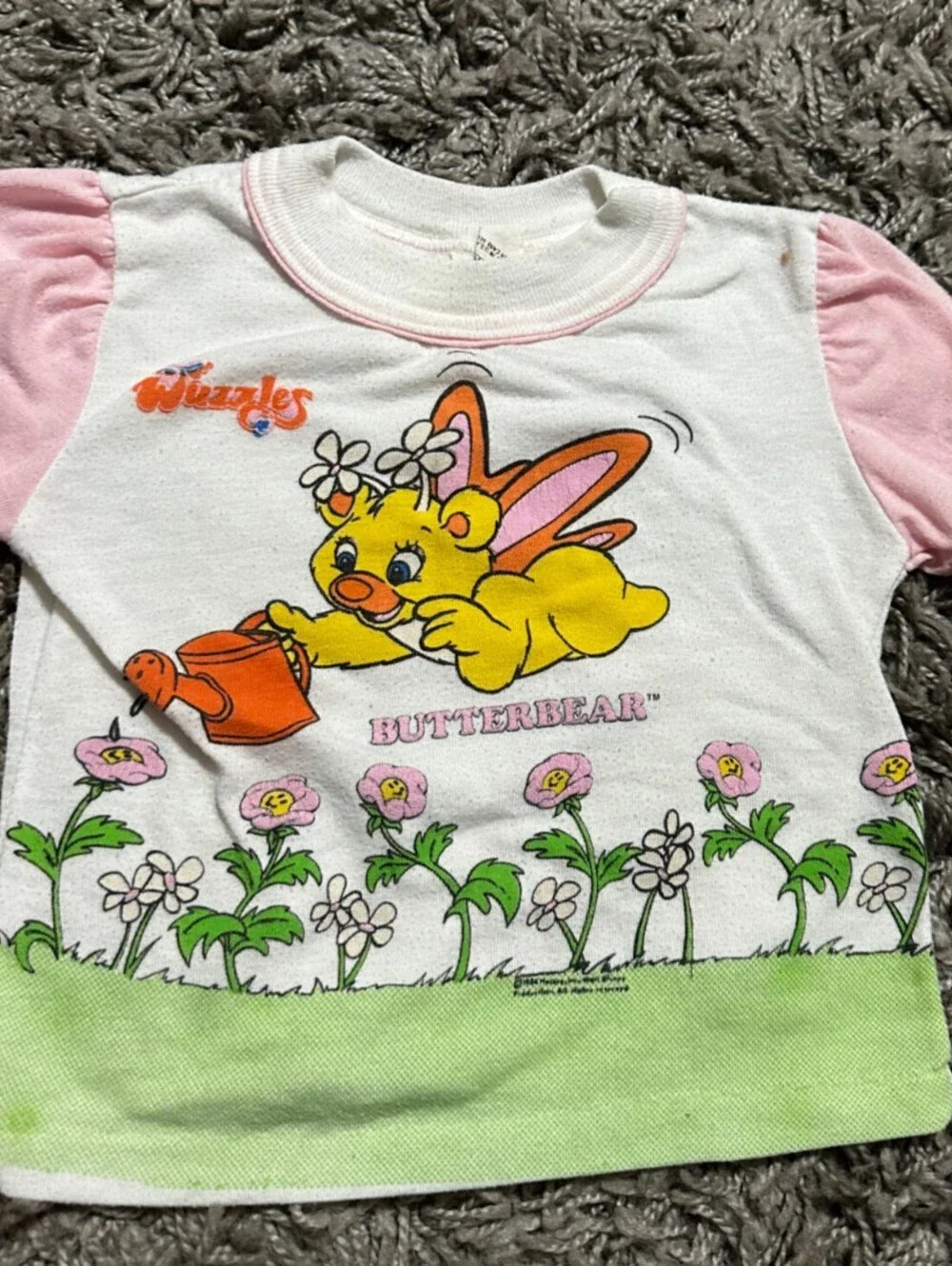 Wuzzles Vintage1984 Graphic Baby Top Size 3T